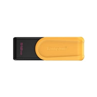 Kingston DataTraveler Exodia S DTXS/512GB USB Flash Drive, 512GB, USB 3.2, Black/Yellow, Swivel Cap Design Kingston DataTraveler Exodia S DTXS/512GB USB Flash Drive, 512GB, USB 3.2, Black/Yellow, Swivel Cap Design